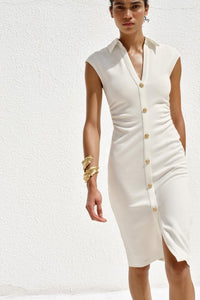ROBE CHEMISE PIQUÉE