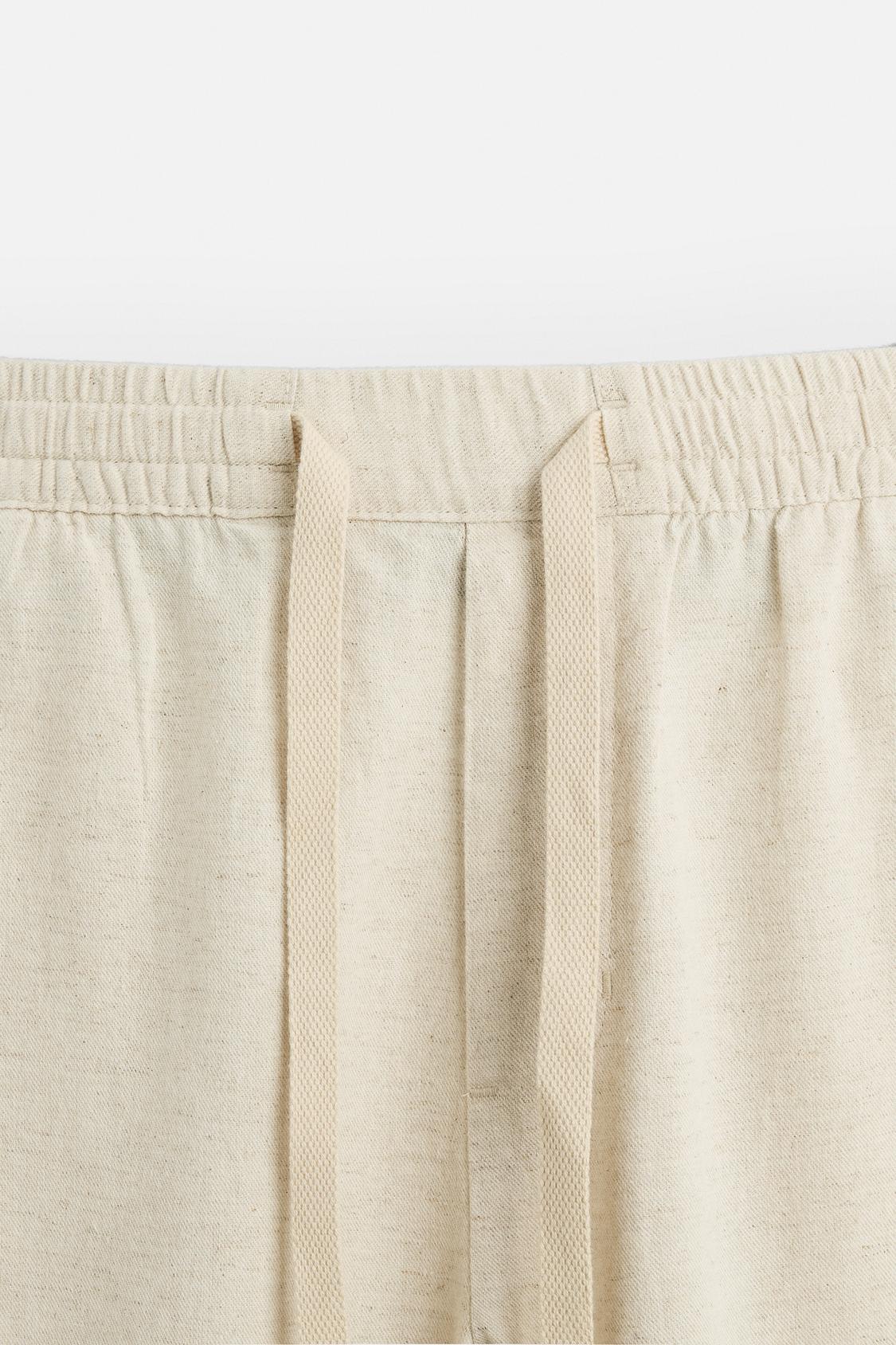 PANTALON RELAXED FIT COTON - LIN