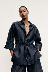 CHEMISE SAFARI AVEC LIN