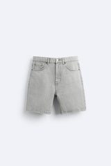 Short en Jean - Noir