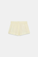SHORT EN POPELINE À RAYURES