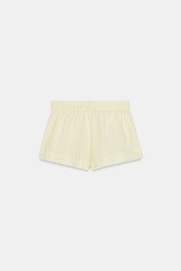 SHORT EN POPELINE À RAYURES