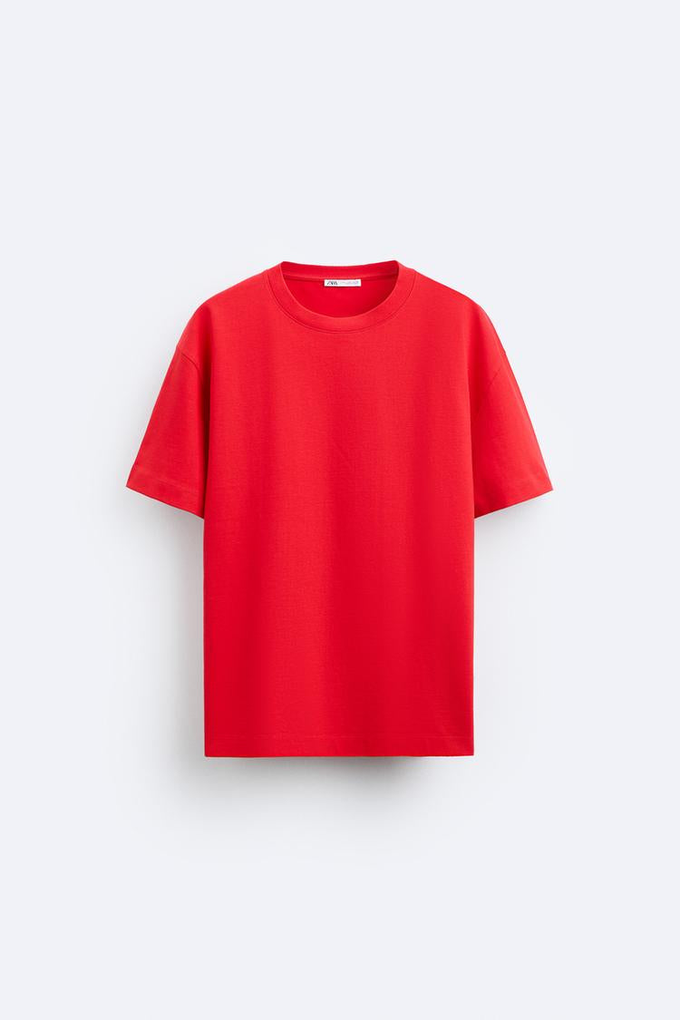 T shirt basique épais - Rouge