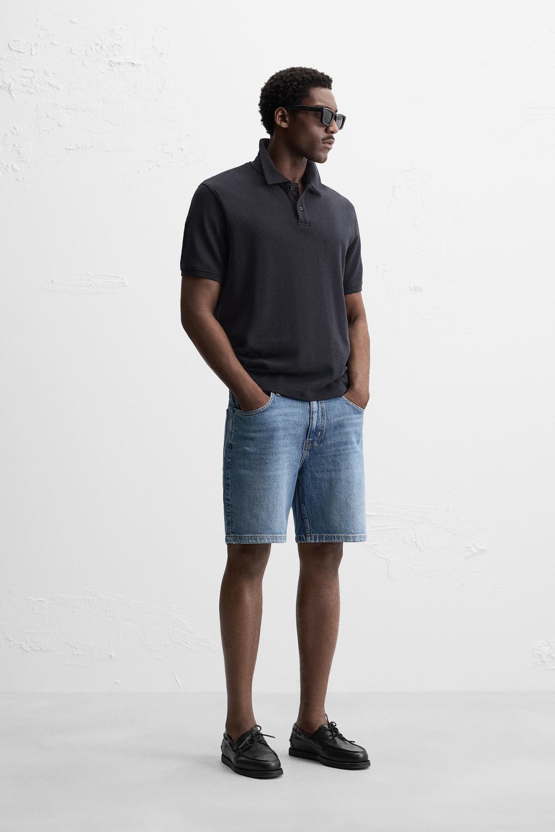 SHORT EN DENIM COUPE CLASSIQUE