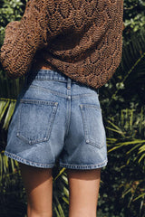 SHORT Z1975 MOM FIT TAILLE MI-HAUTE