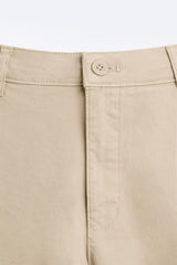 Pantalon chino coupe moulante - Beige