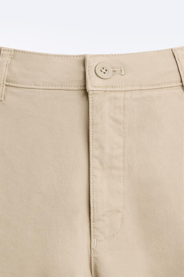 Pantalon chino coupe moulante - Beige