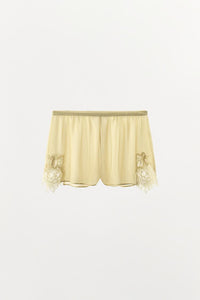 SHORT EN GEORGETTE ET DENTELLE