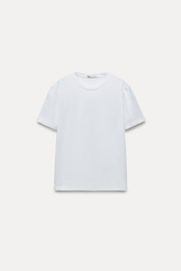 T-shirt coton basique - Blanc