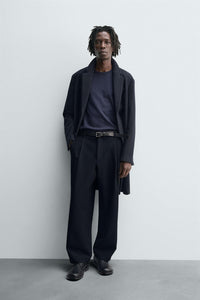 MANTEAU REGULAR FIT AVEC LAINE