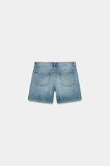 SHORT REGULAR EN DENIM TRF TAILLE MOYENNE