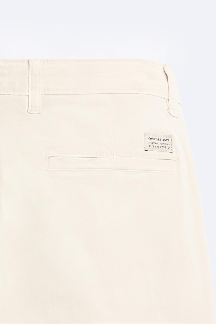 Pantalon chino coupe moulante - Beige