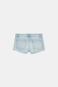 SHORT EN DENIM TRF DÉCHIRÉ TAILLE MOYENNE