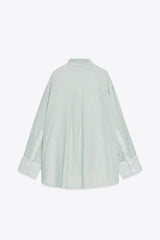CHEMISE OVERSIZE GAZE RAYURES