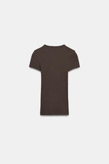 T-SHIRT CÔTELÉ