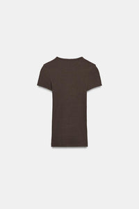 T-SHIRT CÔTELÉ