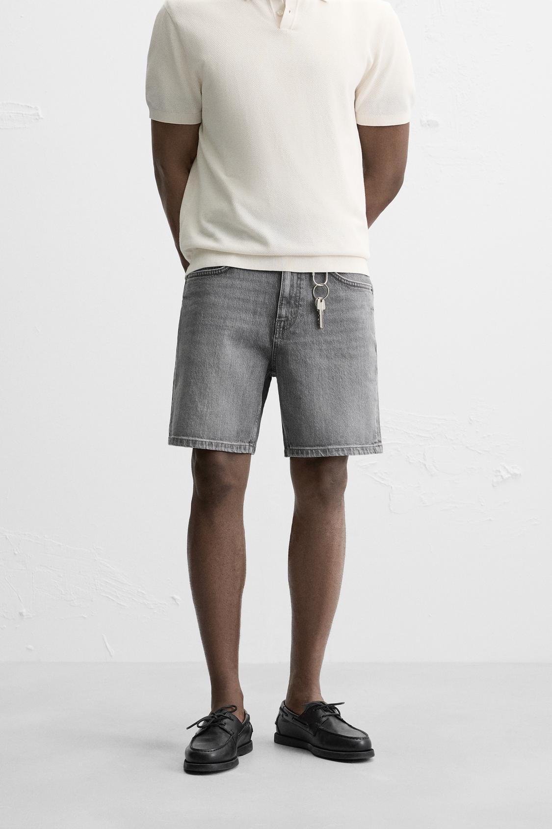 SHORT EN DENIM COUPE CLASSIQUE