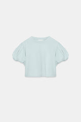 T-SHIRT COURT À MANCHES AMPLES