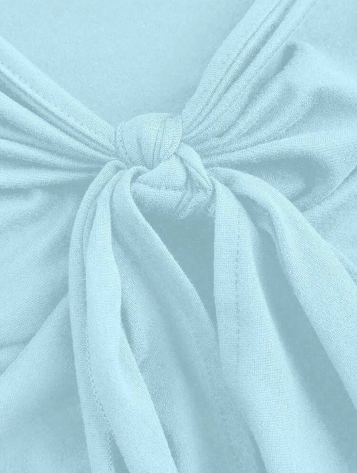 T-shirt Casual à Manches longues -  Bleu ciel