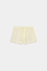 SHORT EN POPELINE À RAYURES