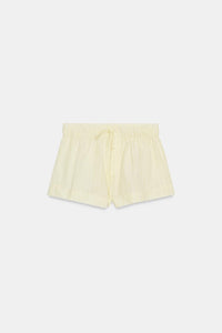 SHORT EN POPELINE À RAYURES