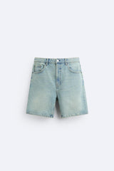 Short en Jean - Noir