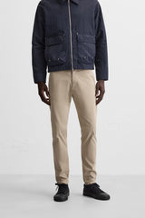 Pantalon chino coupe moulante - Beige