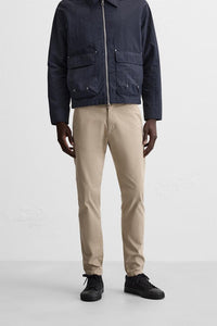 Pantalon chino coupe moulante - Beige