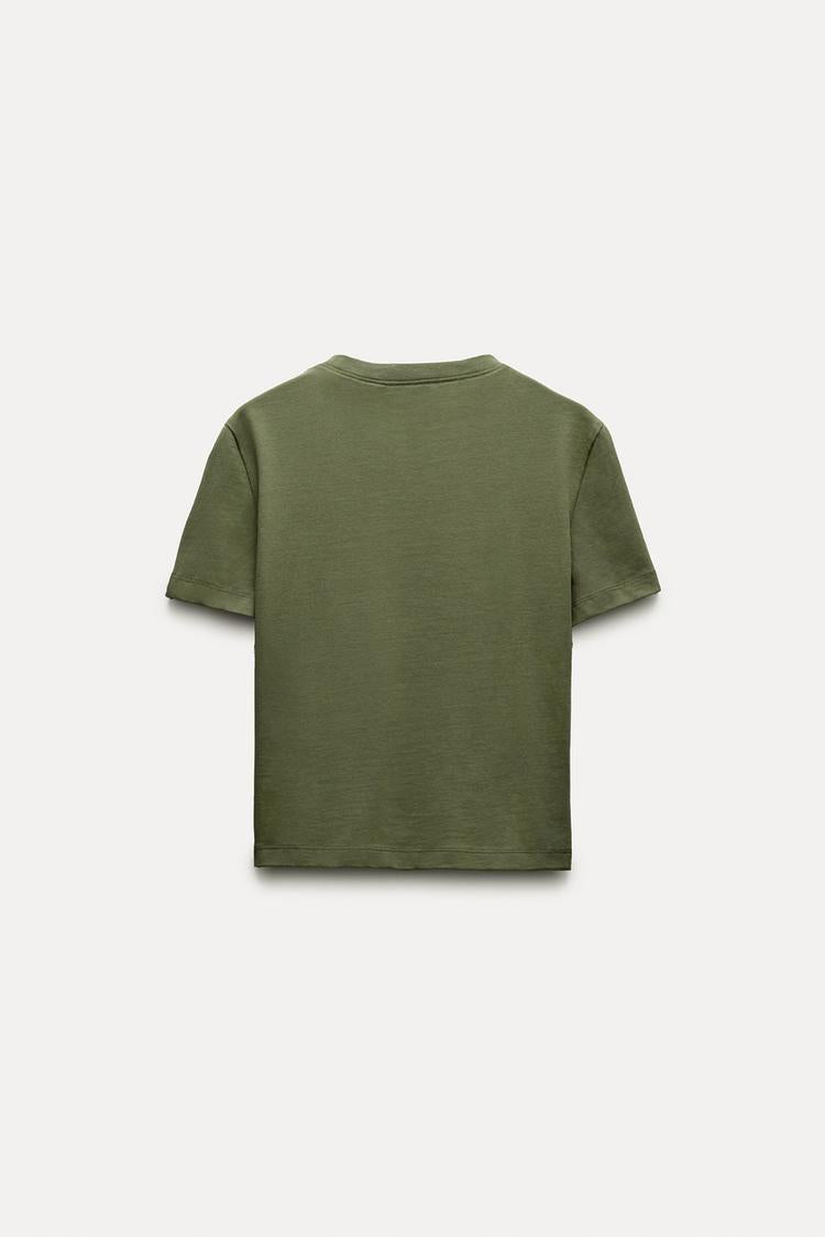 T-shirt a manches courtes - Kaki