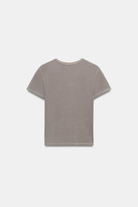 T-SHIRT MANCHES COURTES ET INSCRIPTION