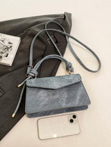 Sac à main avec ceinture décorative - Bleu Azur