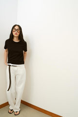 T-SHIRT COTON MANCHES COURTES