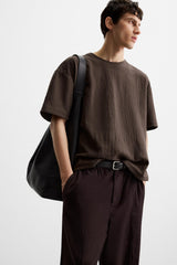 T-SHIRT RELAXED FIT STRUCTURÉ