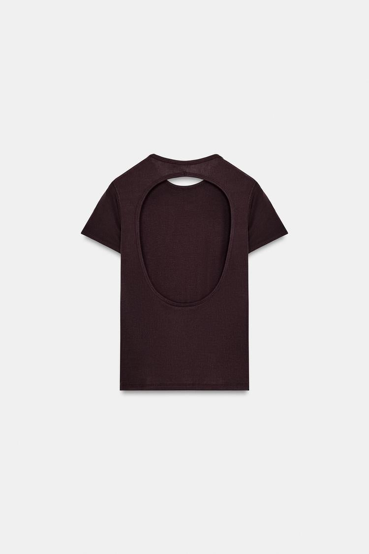T-SHIRT OUVERTURE DOS