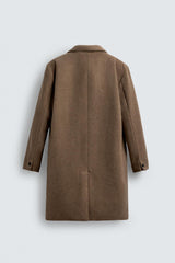 MANTEAU REGULAR FIT AVEC LAINE