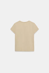 T-SHIRT EN COTON À MANCHES COURTES