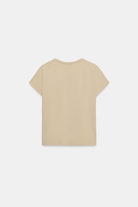 T-SHIRT EN COTON À MANCHES COURTES