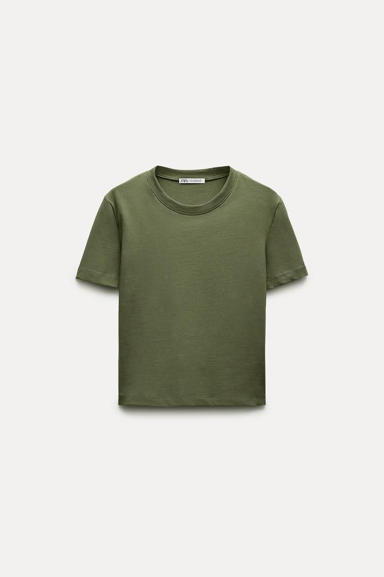 T-shirt a manches courtes - Marron