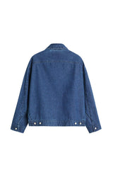 Veste en jean à zip