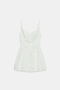 ROBE COURTE À IMPRIMÉ FLEURI