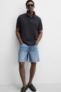 SHORT EN DENIM COUPE CLASSIQUE