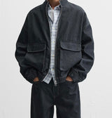 Veste en denim à poches
