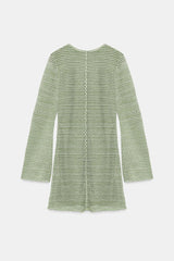 ROBE COURTE EN CROCHET ET FANTAISIE