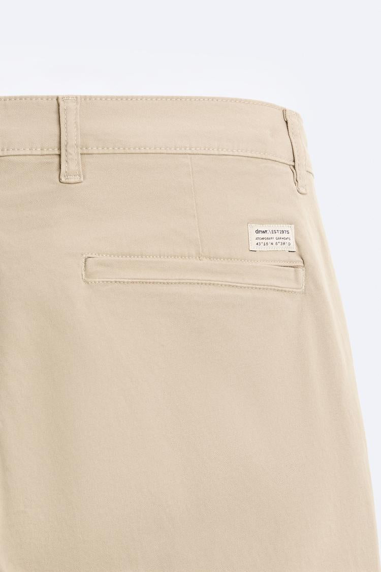 Pantalon chino coupe moulante - Beige