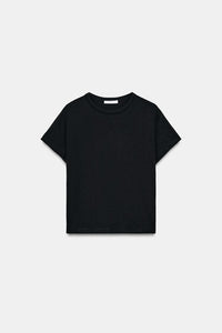 T-SHIRT COTON MANCHES COURTES