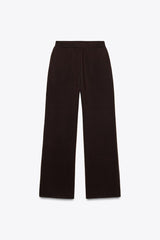 Pantalon fluide - Marron foncé