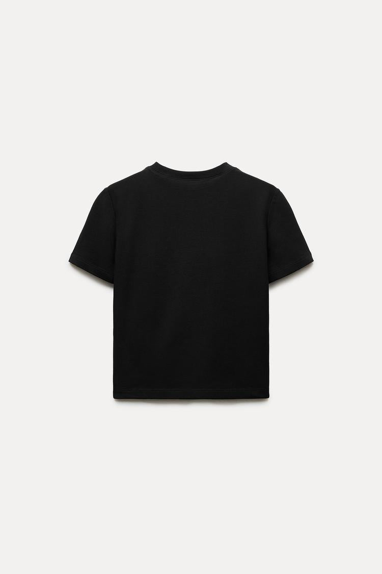 T-shirt a manches courtes - Noir