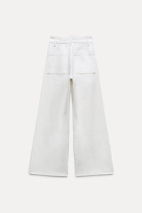 Jean collection zw marine droit a taille haute - Noir