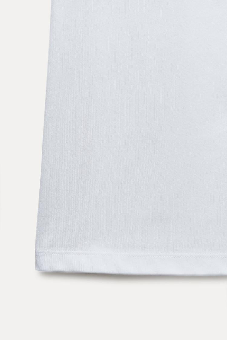 T-shirt coton basique à rayures