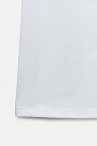 T-shirt coton basique - Blanc